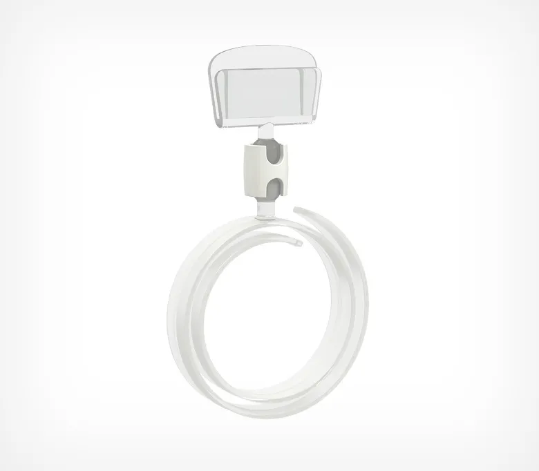 Ценникодержатель улитка на колбасу ROLL-CLIP высота ножки 0 мм