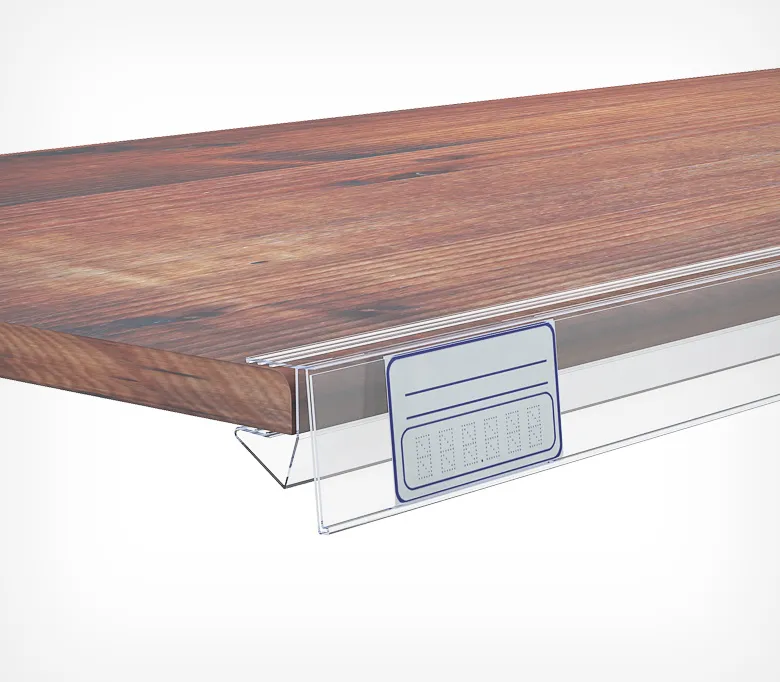 Ценникодержатель полочный ANT39 длина 1200 мм, цвет прозрачный