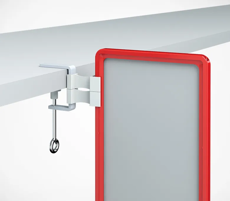 Струбцина с подвижным держателем вывесок FIX-SW