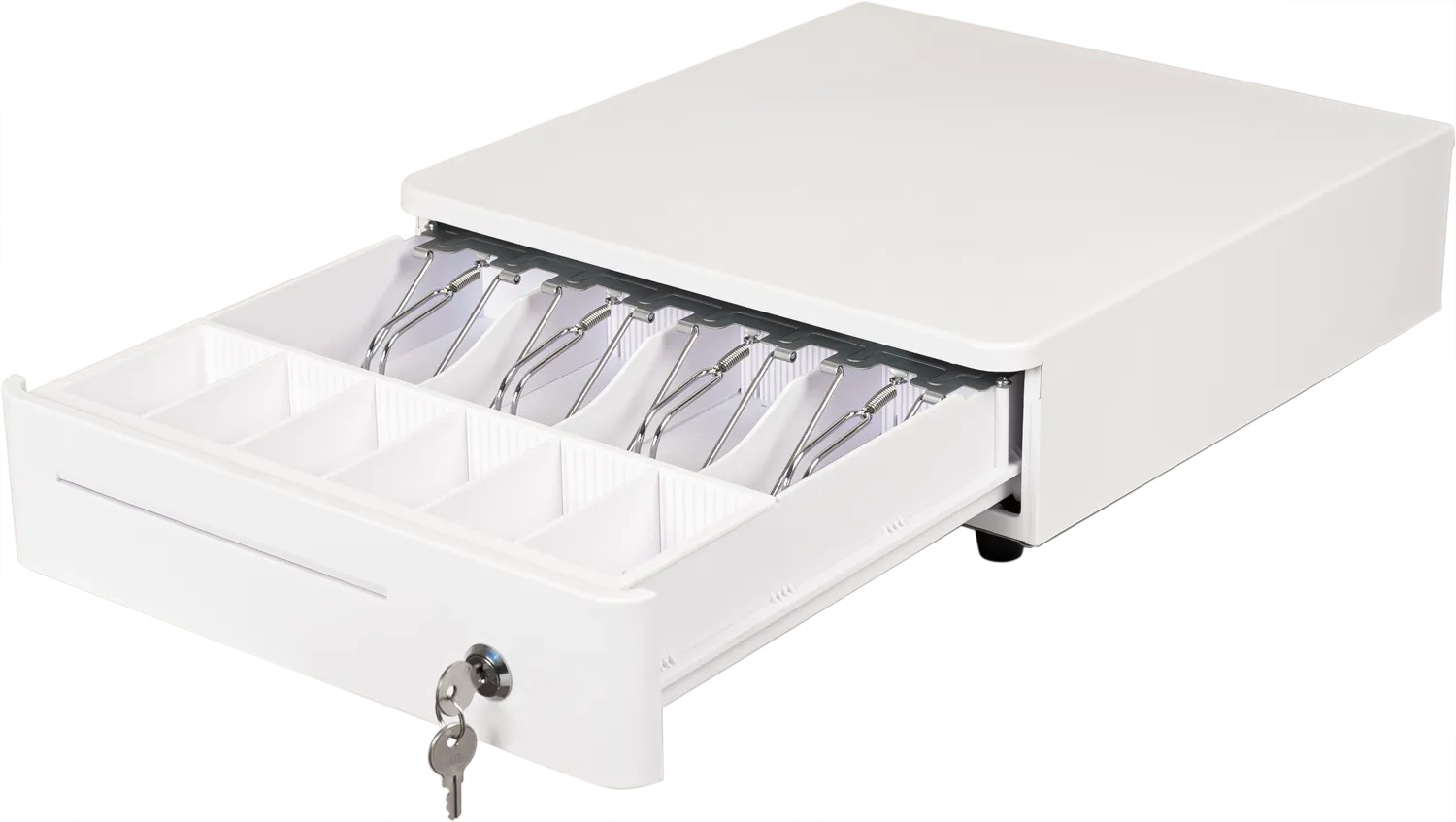 Денежный ящик H330R с открыванием Push-On белый