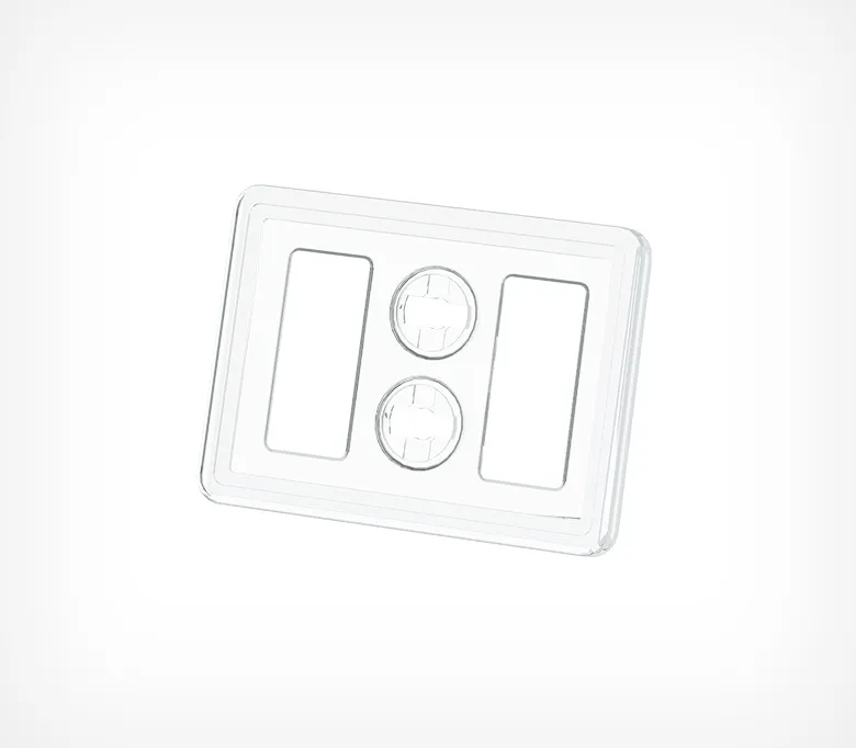 Рамка пластиковая серии мини техно формата А8 TM, цвет черный