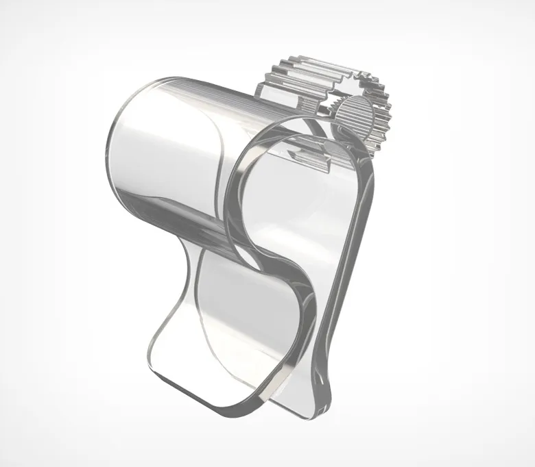 Держатель-зажим DELI-CL, цвет прозрачный