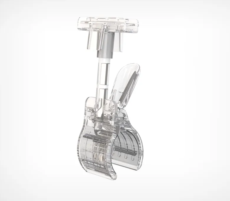 Держатель пластиковой рамки универсальный CLAMP-T, цвет прозрачный