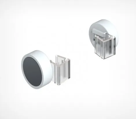 Держатель рамки магнитный круглый под углом 0 градусов MGT-RND-00