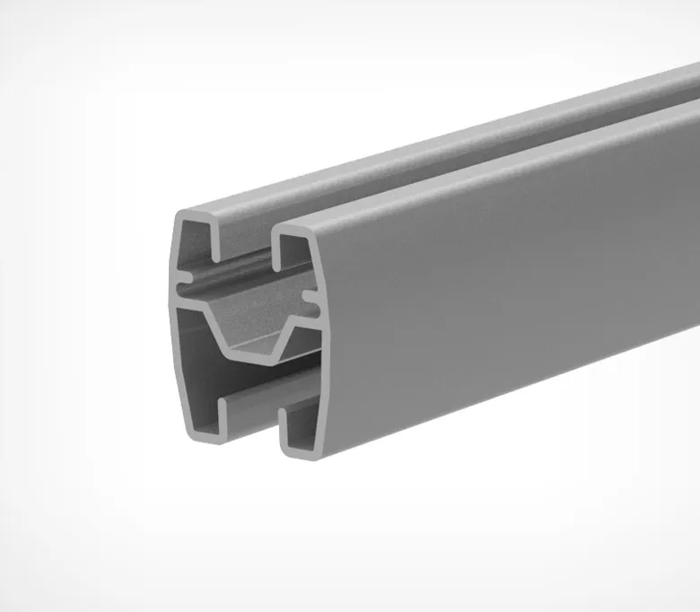 Профиль алюминиевый подвесной ECOTRACK-2500, цвет красный