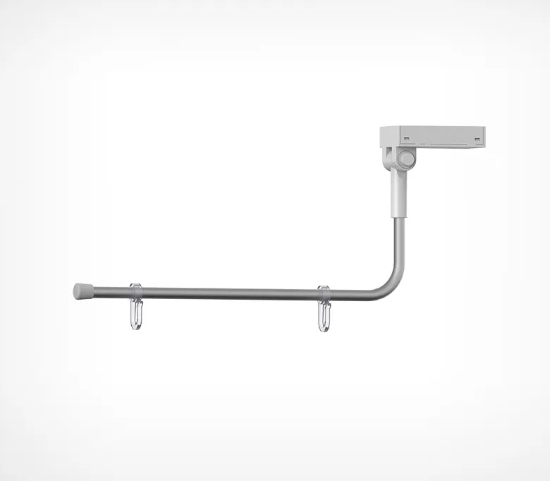 Держатель вывески магнитный на крючках с изогнутой трубкой MAG-SW-TUBE-L, диаметр трубки 9 мм.