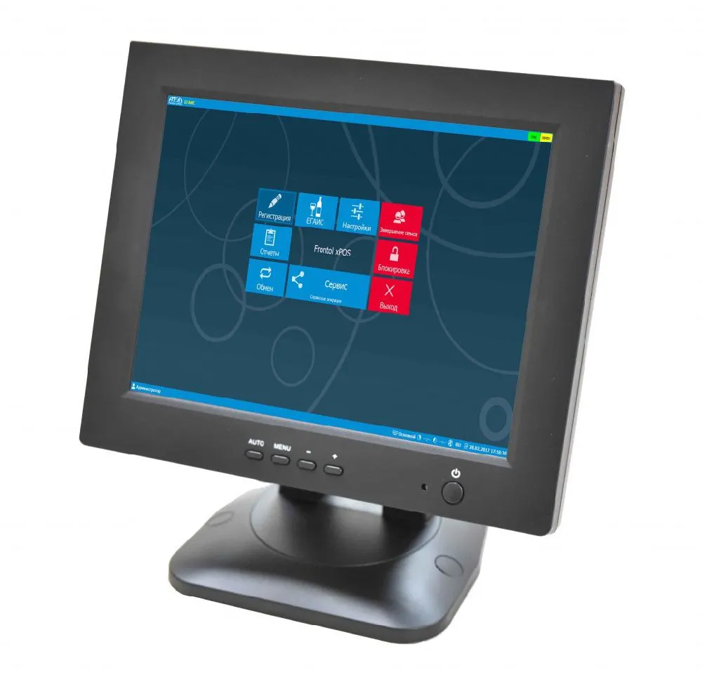 POS-монитор 9.7" АТОЛ LM10 (Rev.2), VGA, черный