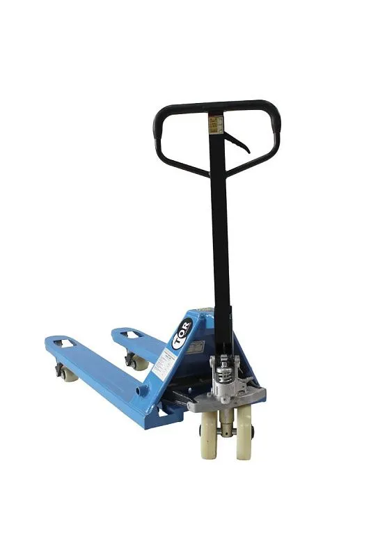 Тележка гидравлическая 2500 кг 1150 мм TOR RHP(BF) (нейлоновые колеса)