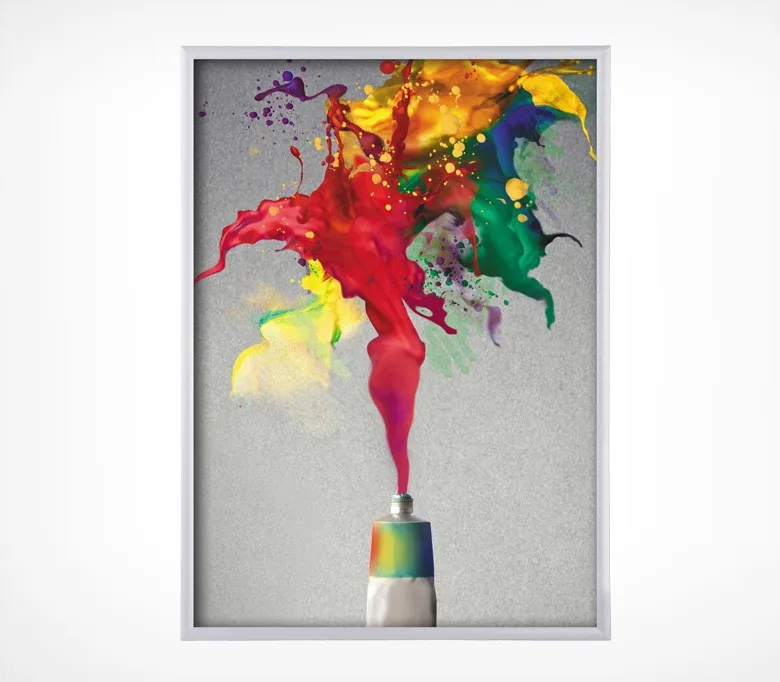 Клик-рама алюминиевая, ширина профиля 25 мм ALUSNAP-25, формат А4