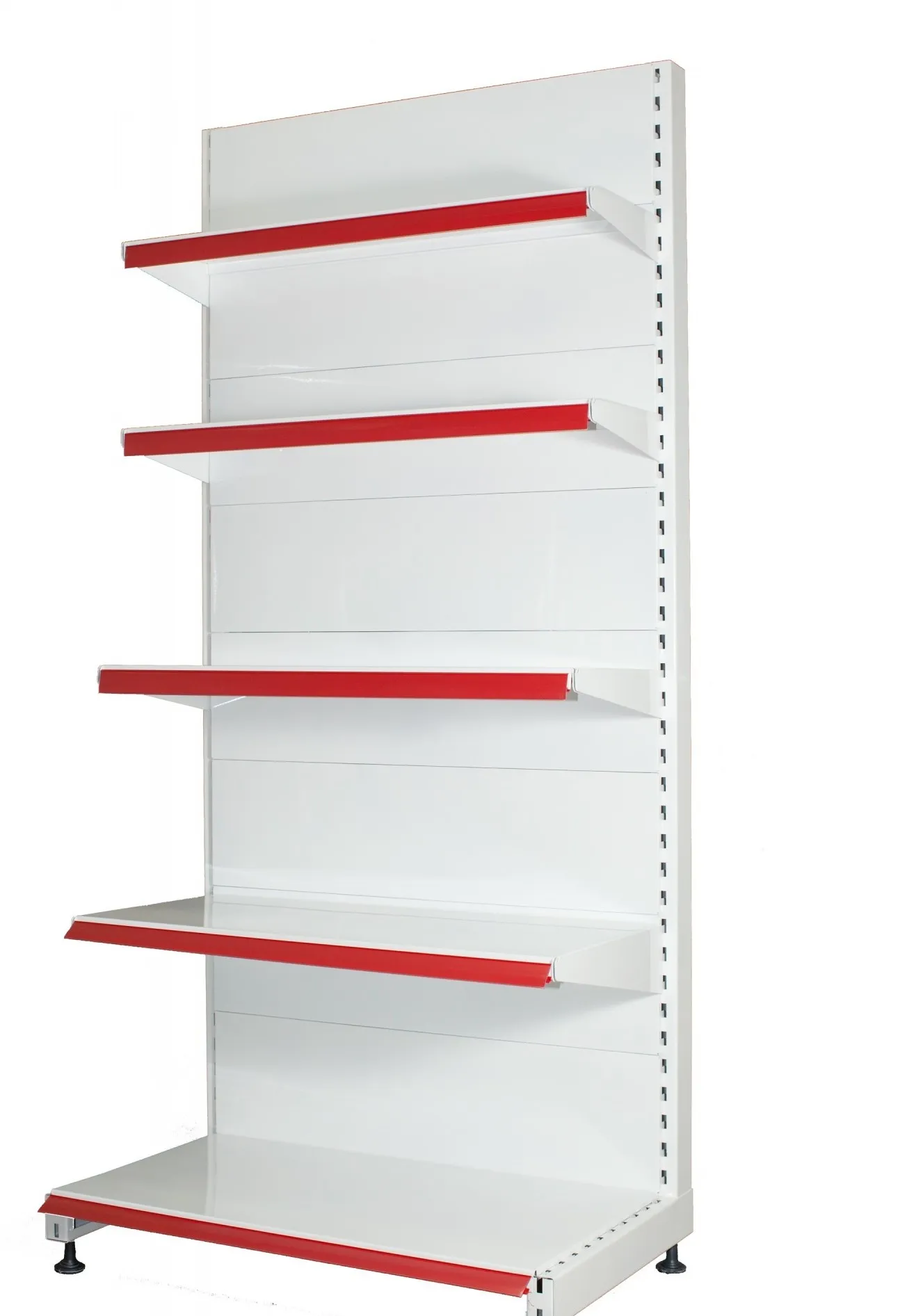 Стеллаж пристенный 1000х500х2150 (Основание 50см+4 полки 41см)