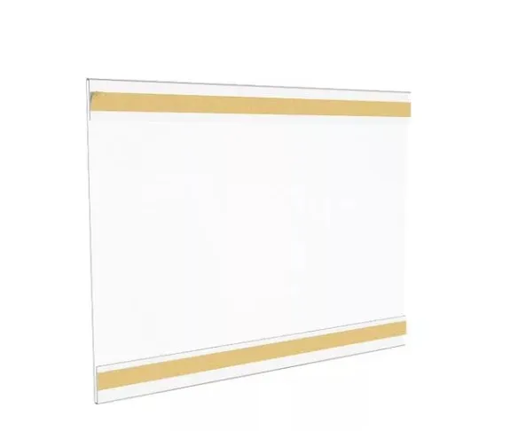 Карман из ПВХ PS-T со скотчем формата А5 горизонтальный