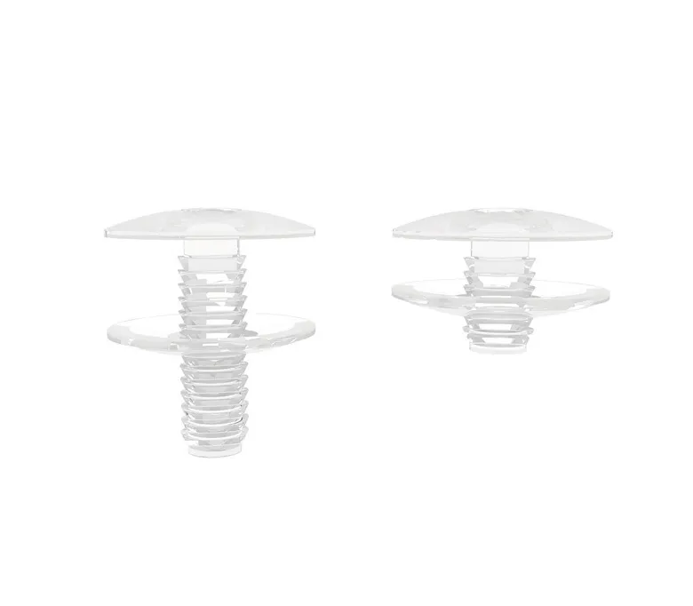 Винт-заклепка пластиковый QUICK LOCK-8, полипропилен, цвет прозрачный