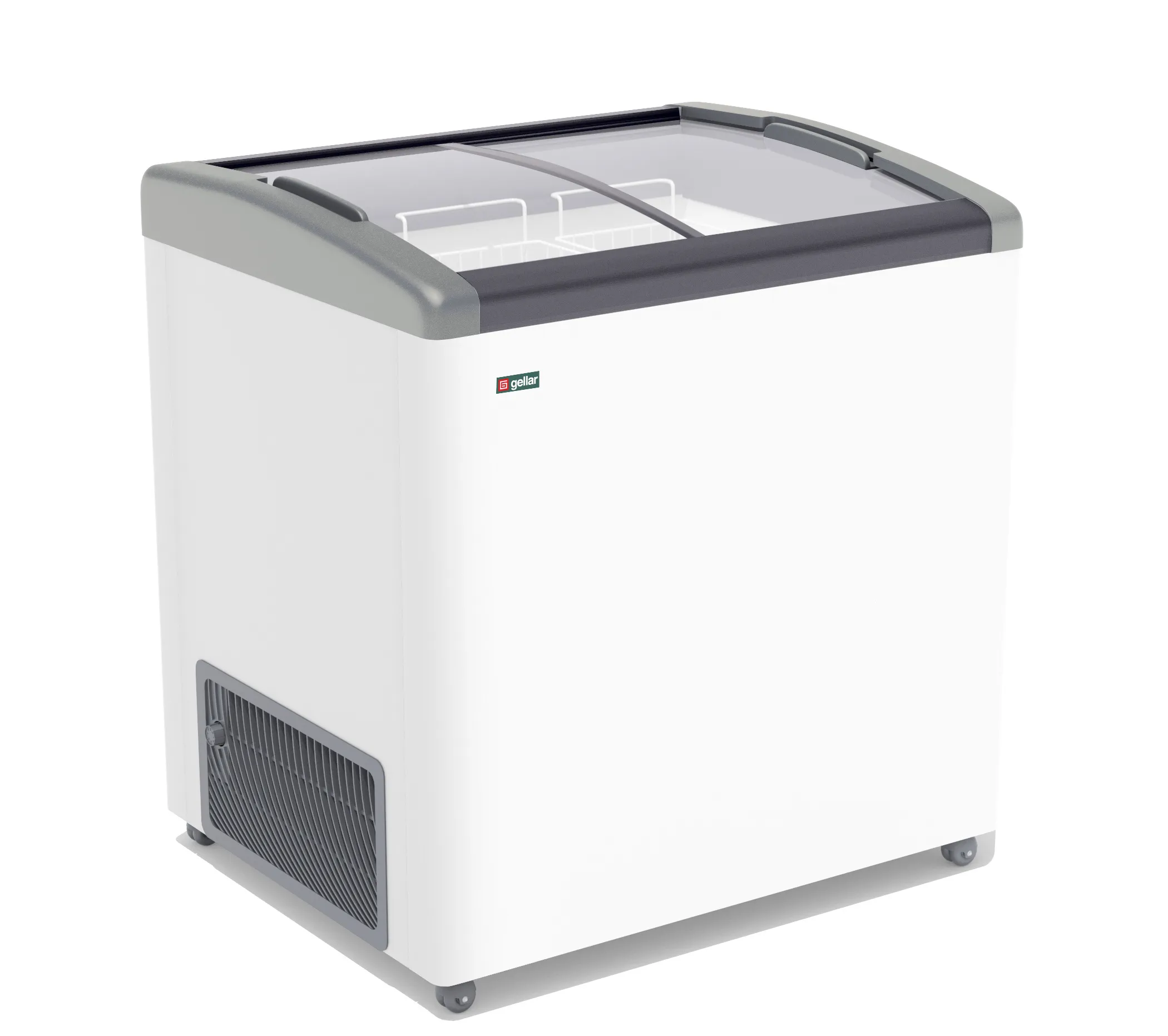 Морозильный ларь с гнутым стеклом GELLAR FG 275 E
