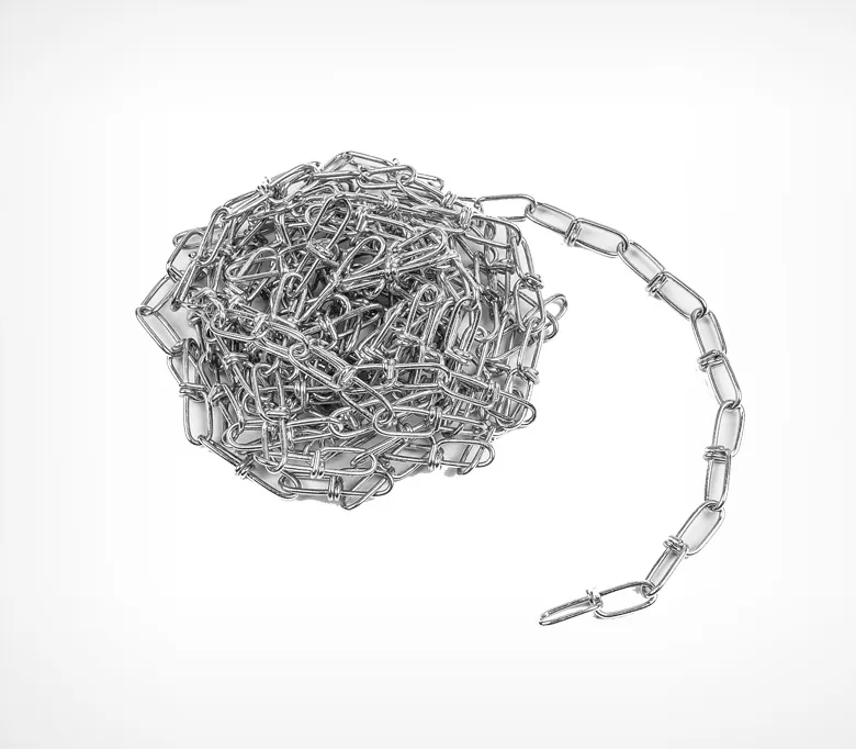 Цепочка металлическая для подвешивания CHAIN, намотка 30 м.