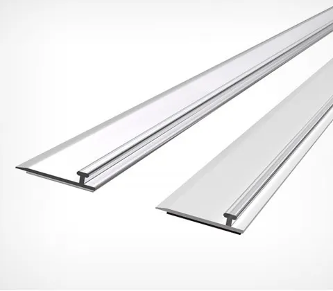 Т-профиль пластиковый для крепления разделителей на полке T-RAIL30, 1250 мм, всп. скотч, цвет белый