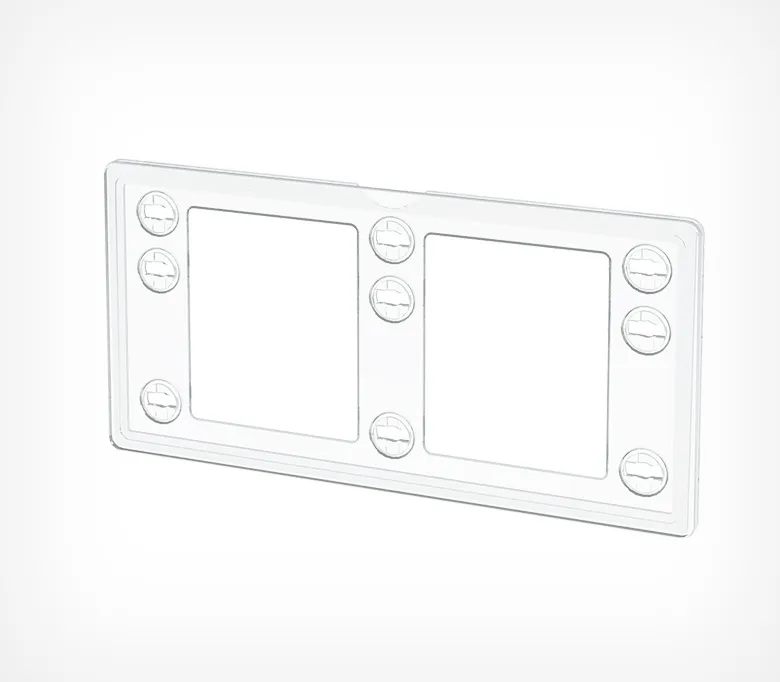 Рамка пластиковая серии мини техно формата 1/3 A4, цвет прозрачный