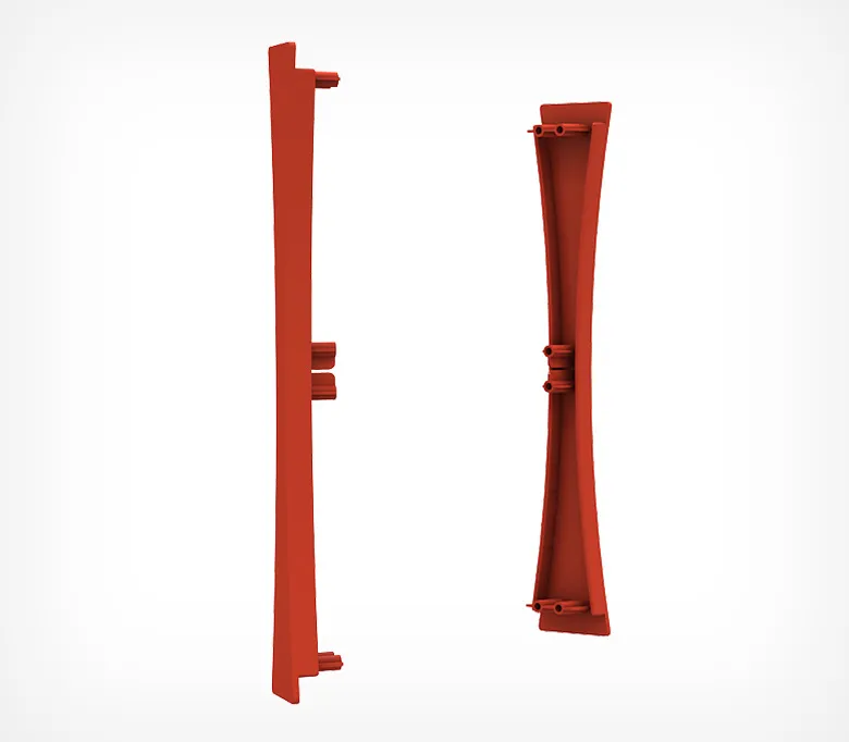 Заглушка PRICEBOARD END A5, цвет серый