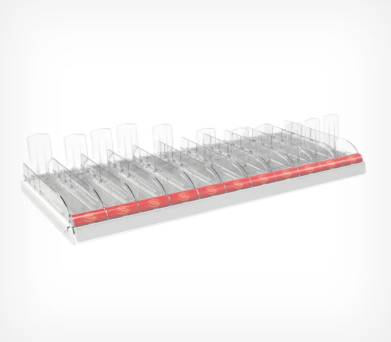 Набор для выкладки плиточного шоколада CHOCO-TRAY, 11 секций, на полку длиной 1000 мм