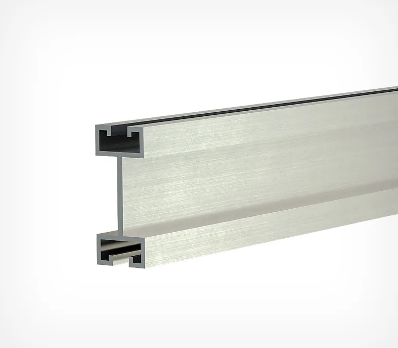 Профиль алюминиевый подвесной высотой 42 мм HIGHTRACK-2000, цвет анодированный