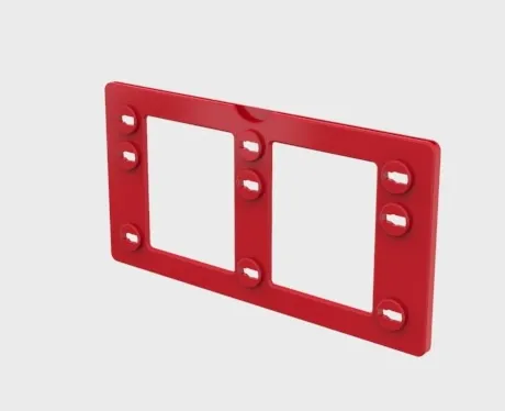 Рамка пластиковая серии мини техно формата 210x99, цвет маджента