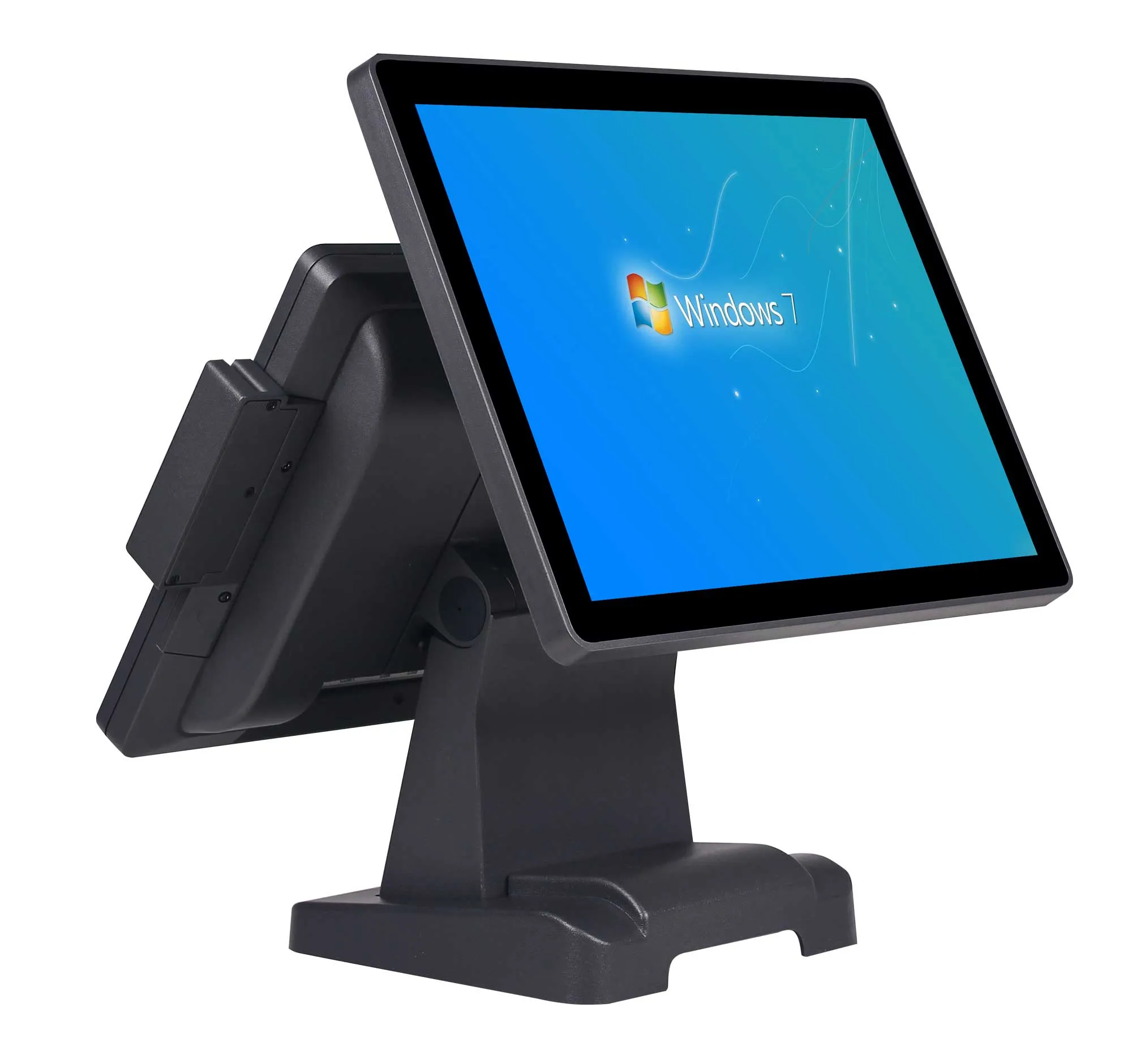 Сенсорный моноблок POSCenter JAM (15", P-CAP, J1900 2.0GHz; RAM4Gb; SSD60Gb; MSR) + 15" второй монит