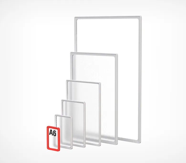 Рамка с закругленными углами PF-A6, цвет черный