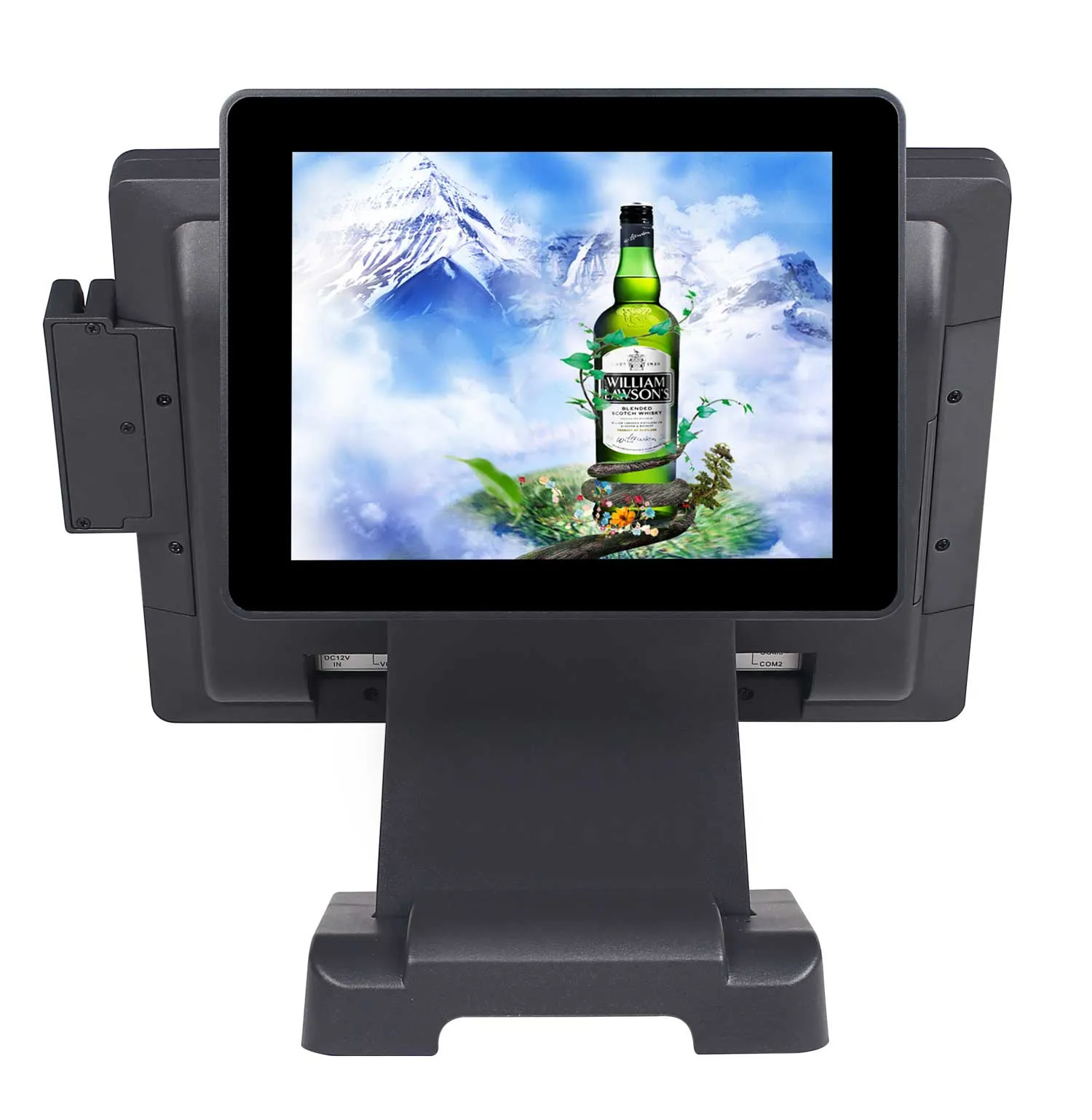 Сенсорный моноблок POSCenter JAM (15", P-CAP, J1900 2.0GHz; RAM4Gb; SSD60Gb; MSR) + 9.7" второй мони