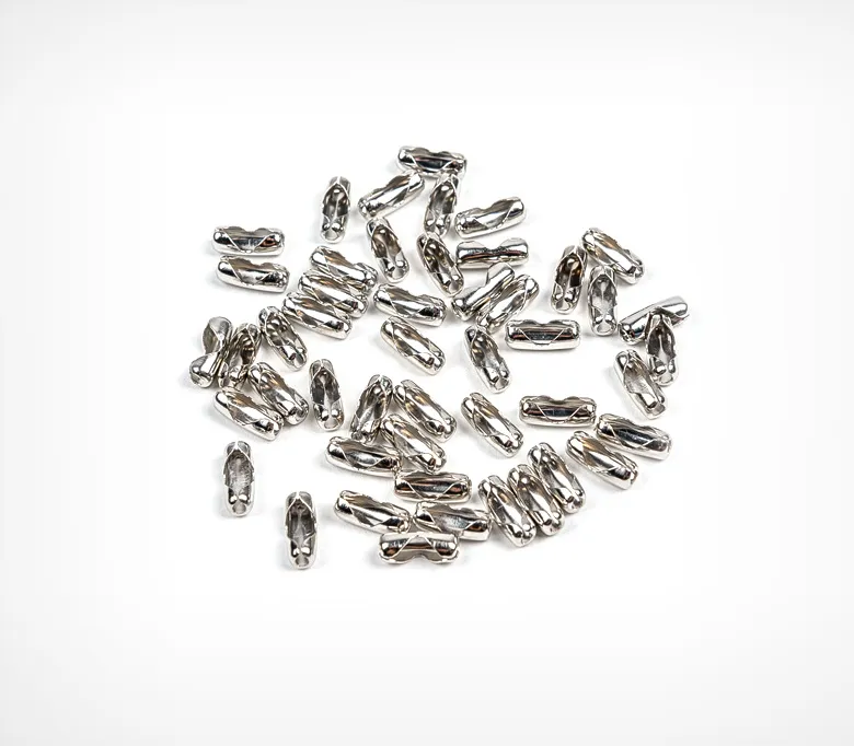 Замок-соединитель для шариковой цепи BC-CONNECTOR, 2 мм.