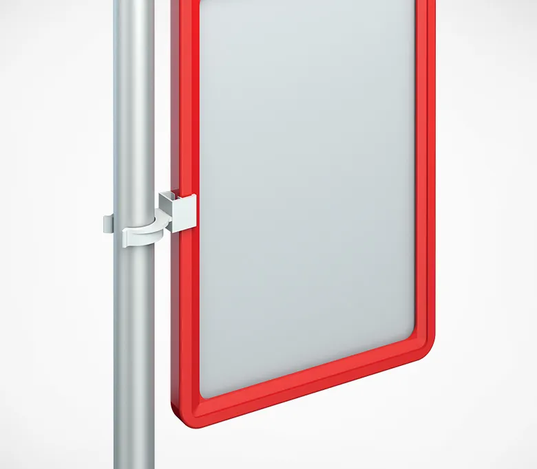 Клипса JOKER CLIP, цвет белый, диаметр 22-25 мм