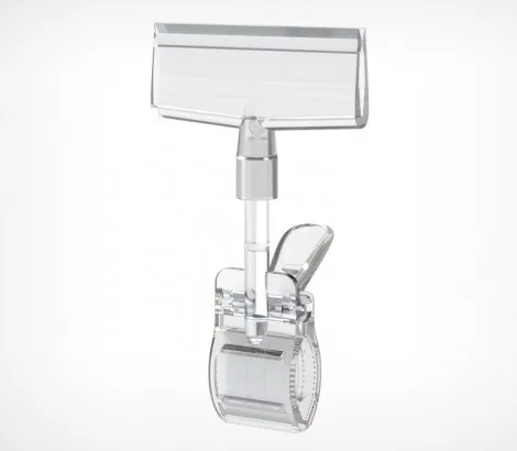 Держатель для плакатов из картона и пластика на прищепке CLAMP-CB-FIX