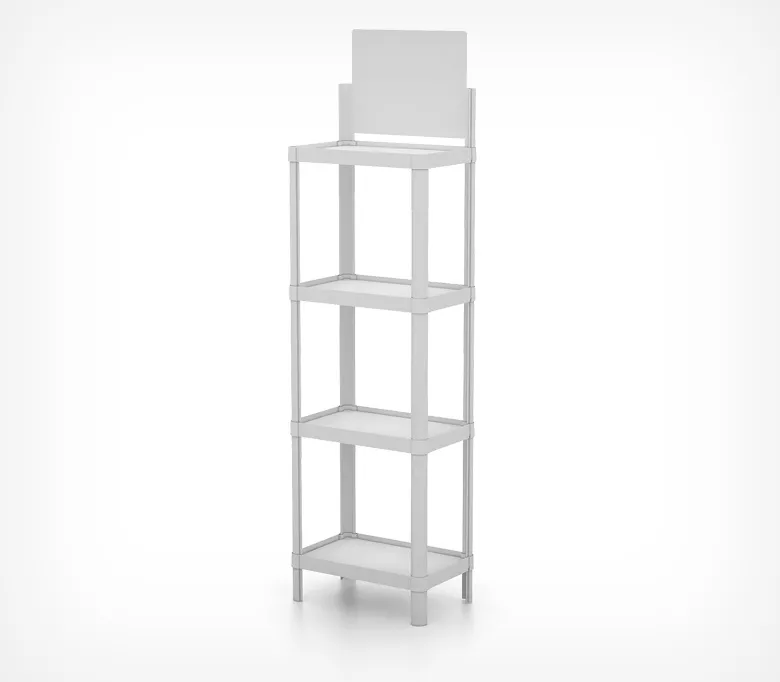 Компактный пластиковый дисплей MINIFLEX, цвет белый