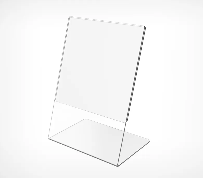 Подставка из акрила вертикальная L-образная ACR-PRICER A4