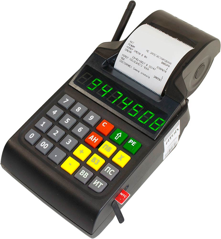 ККТ АТОЛ 90Ф (Wifi, 2G, без ФН, с АКБ, без кабеля USB)