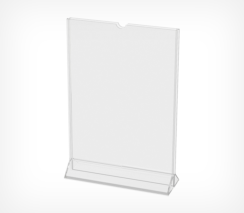 Подставка под меню с треугольным основанием MENU HOLDER A4