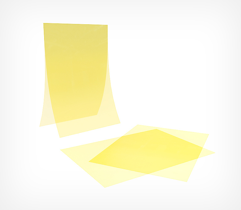 Карман-протектор PP A4 пластиковый антибликовый, цвет желтый (RAL 1018)