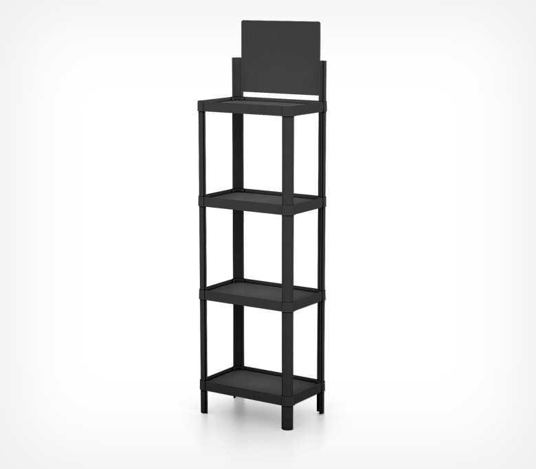 Компактный пластиковый дисплей MINIFLEX, цвет черный