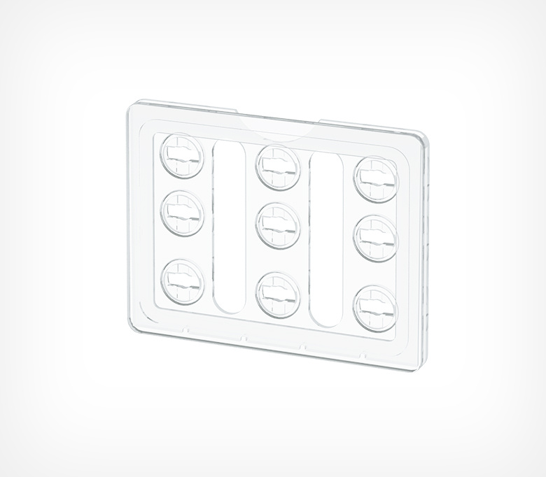 Рамка пластиковая серии мини техно формата А7 TM, 105x74, цвет прозрачный