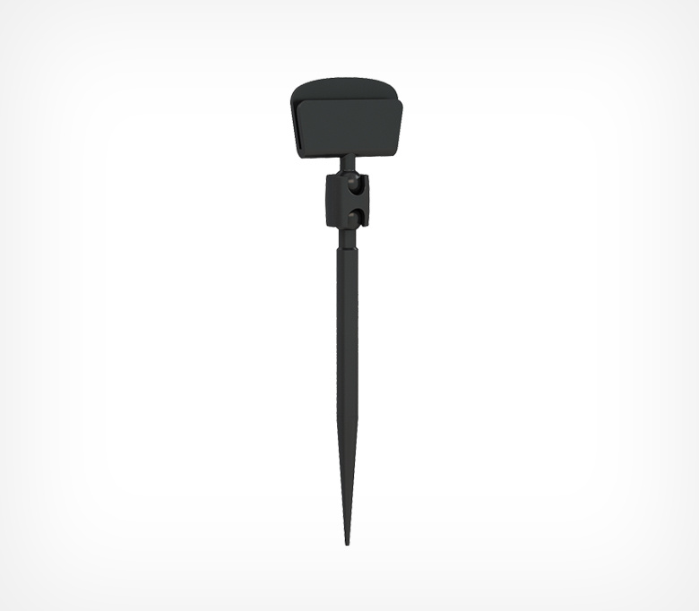 Ценникодержатель шарнирный на пластиковой иголке STICK-CLIP, цвет черный