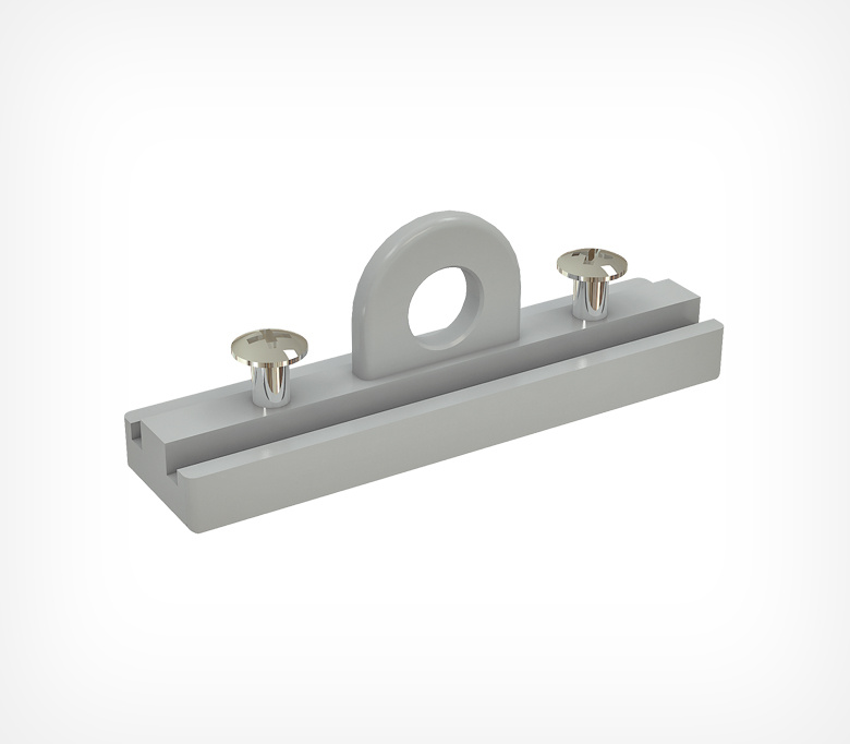 Петля-соединитель PROFILE LOOP для алюминиевых профилей и профиля PBI, цвет серый