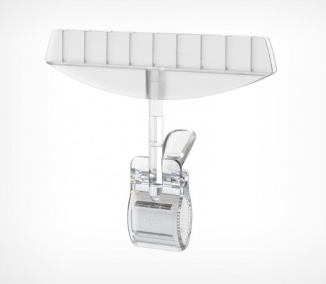 Держатель акрилового кармана на прищепке CLAMP-ACR-210