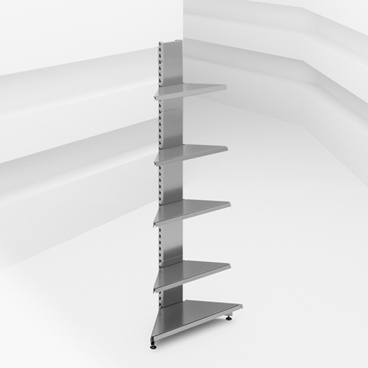 Пристенный стеллаж угловой внешний H=2250 ммEco Line